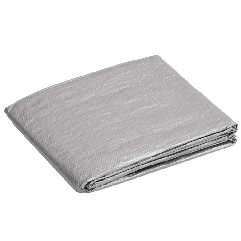 Vidaxl -enhed sejlet 90 g m² 4x6 m hdpe grå