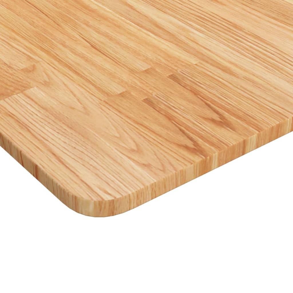 Vidaxl Washbasin Tabel 100x50x1,5 cm behandlet solid træ lysebrun