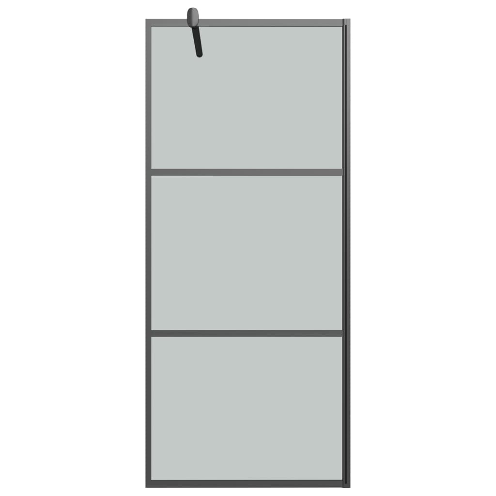 Vidaxx brusekabine 80x195 cm mørkt ESG glas sort