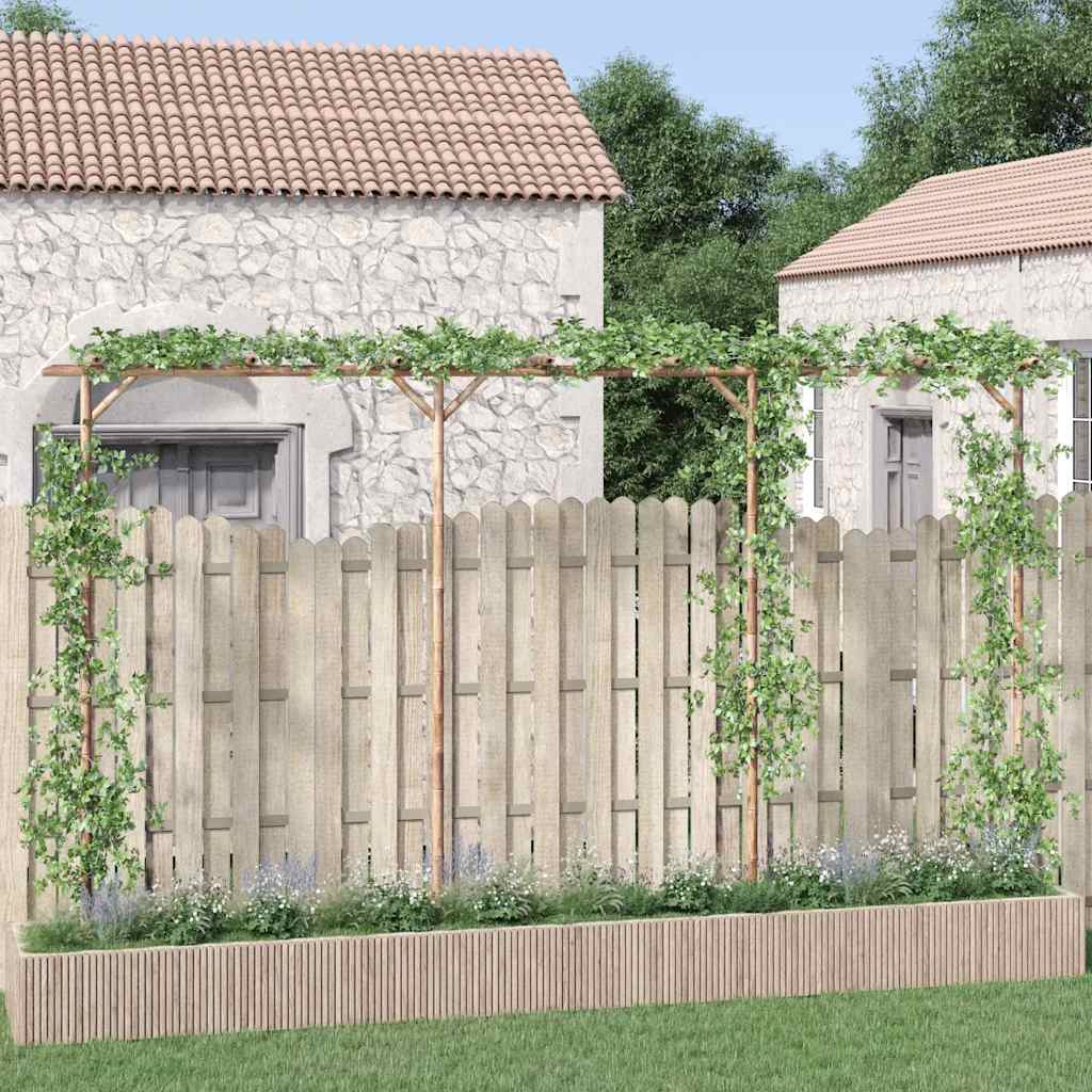 Vidaxl Pergola 385x40x205 cm bambus