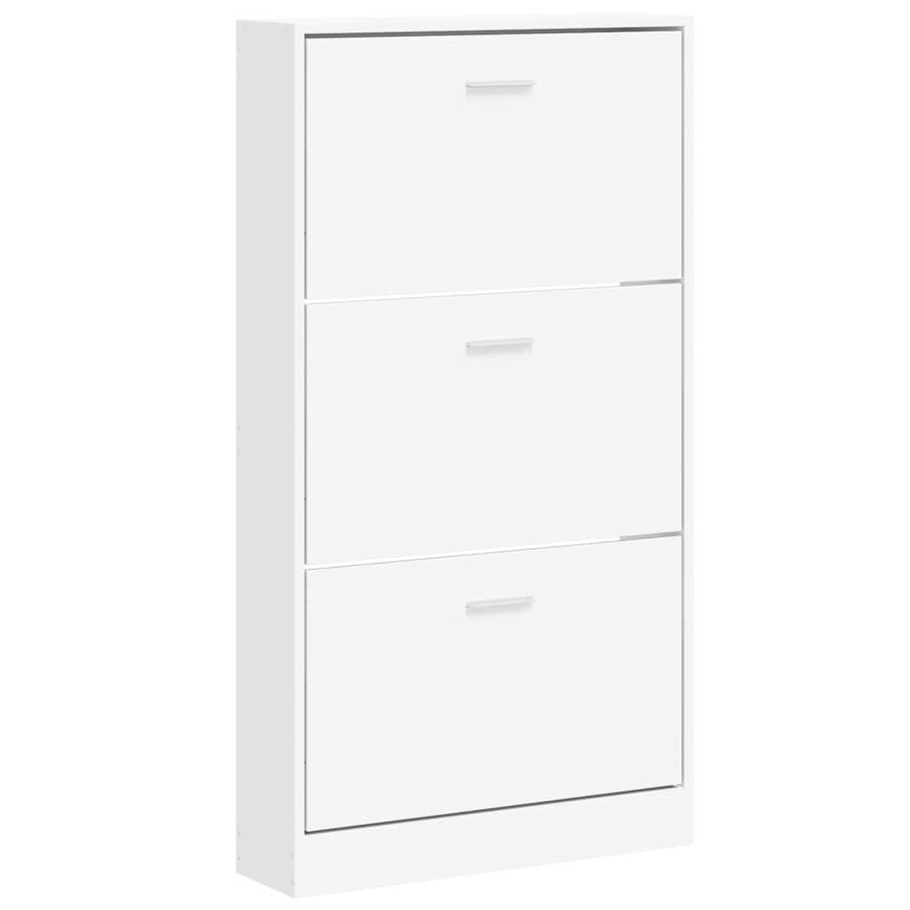 Vidaxx skoskab hvid 59x17x108 cm færdigt træ