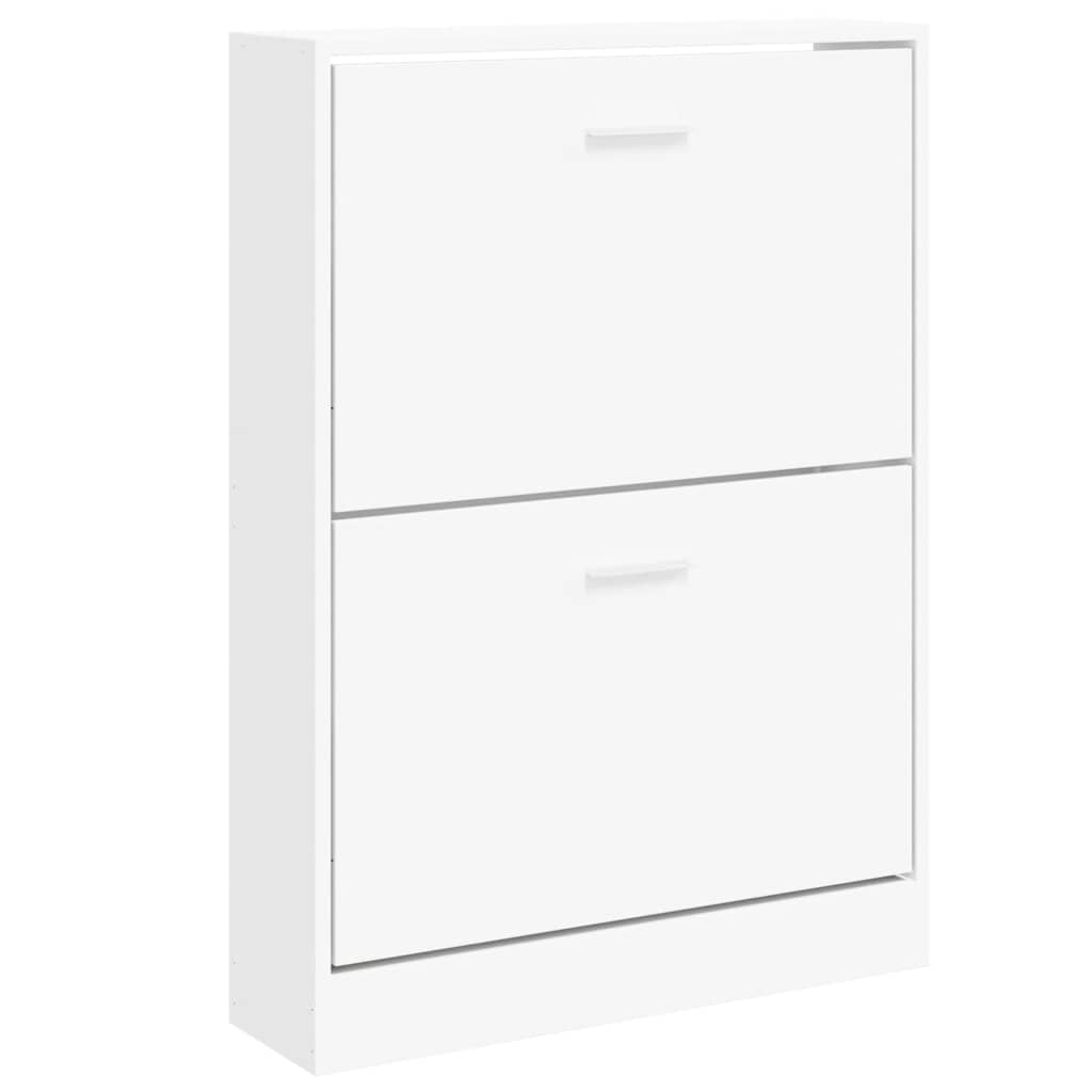Vidaxx skoskab hvid 59x17x81 cm færdigt træ