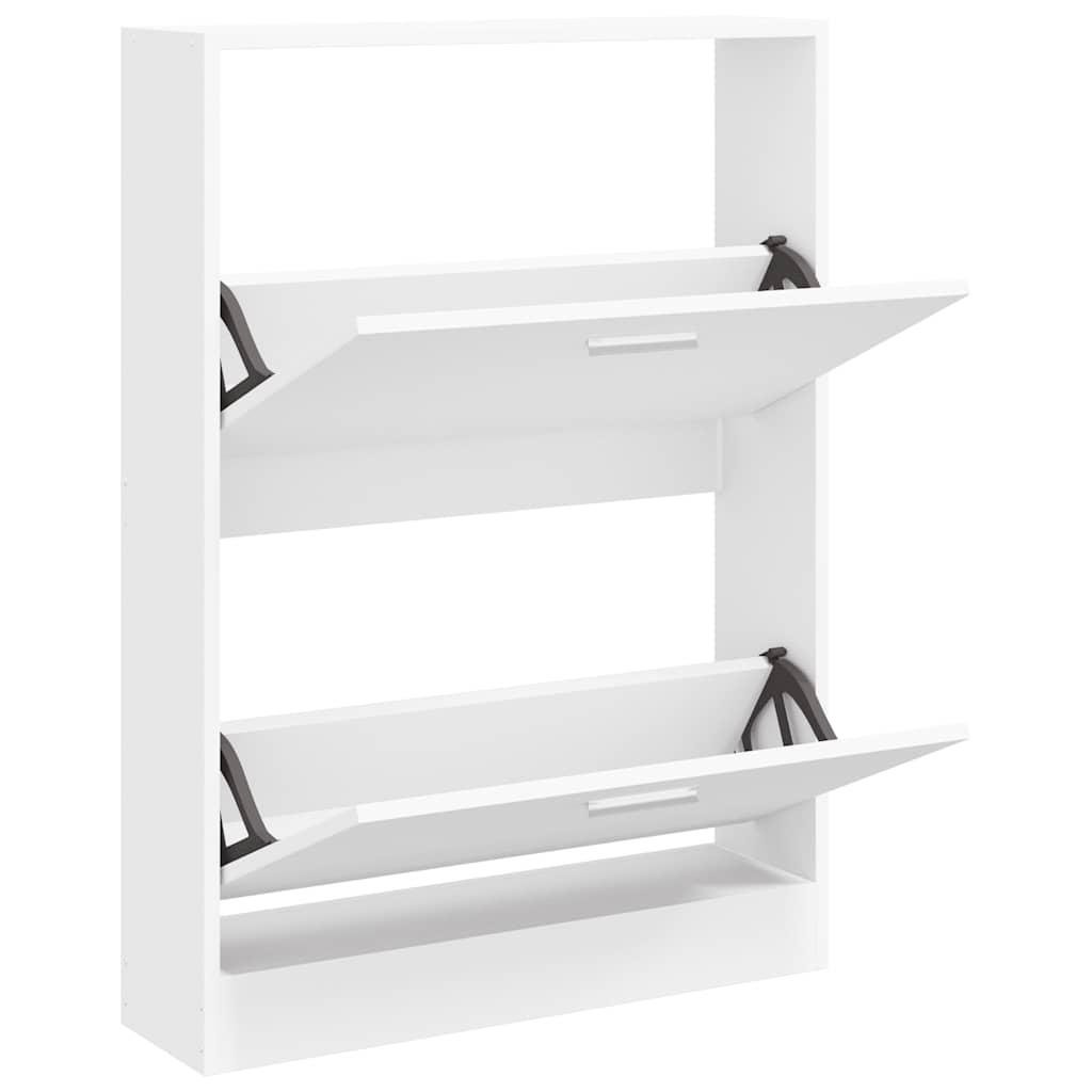 Vidaxx skoskab hvid 59x17x81 cm færdigt træ