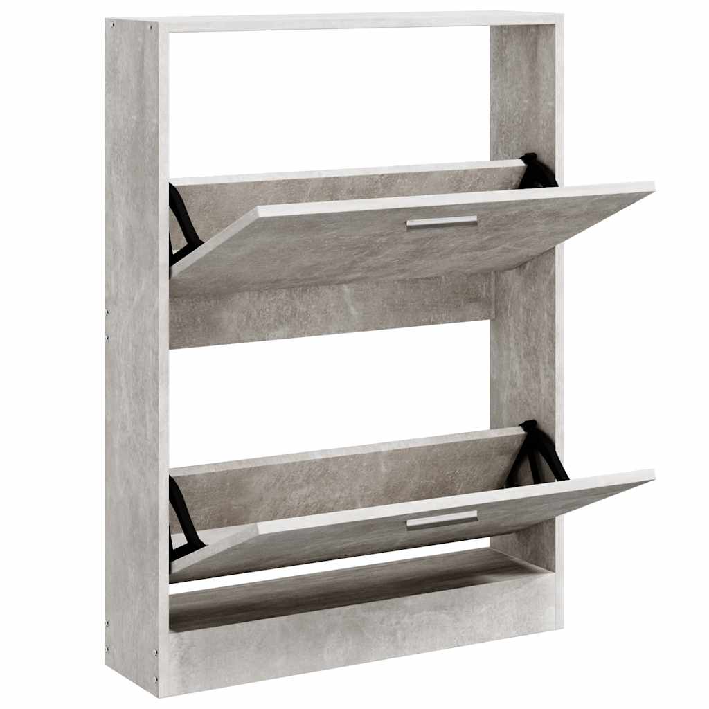 Vidaxl Shoe Cabinet 59x17x81 cm redigeret træbetonpris