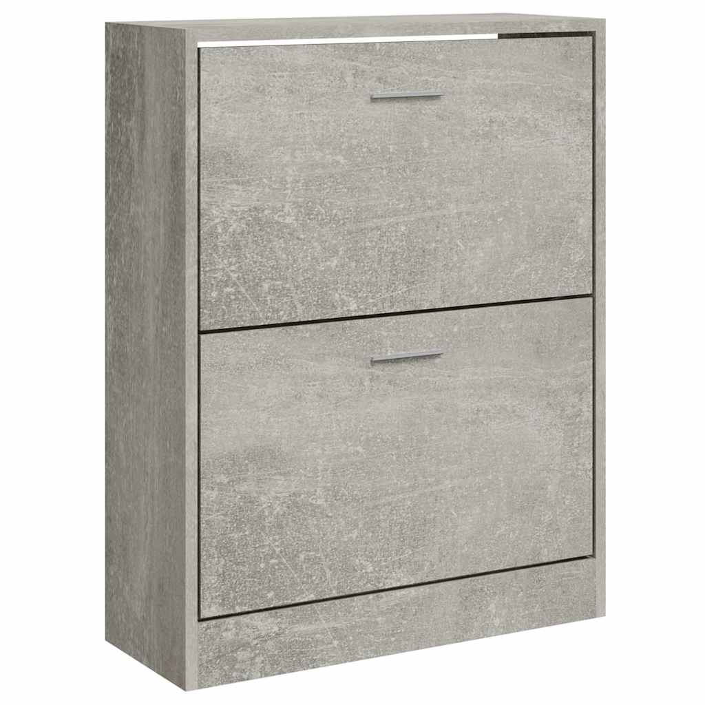 Vidaxl Shoe Cabinet 63x24x81 cm behandlet træbetonpris