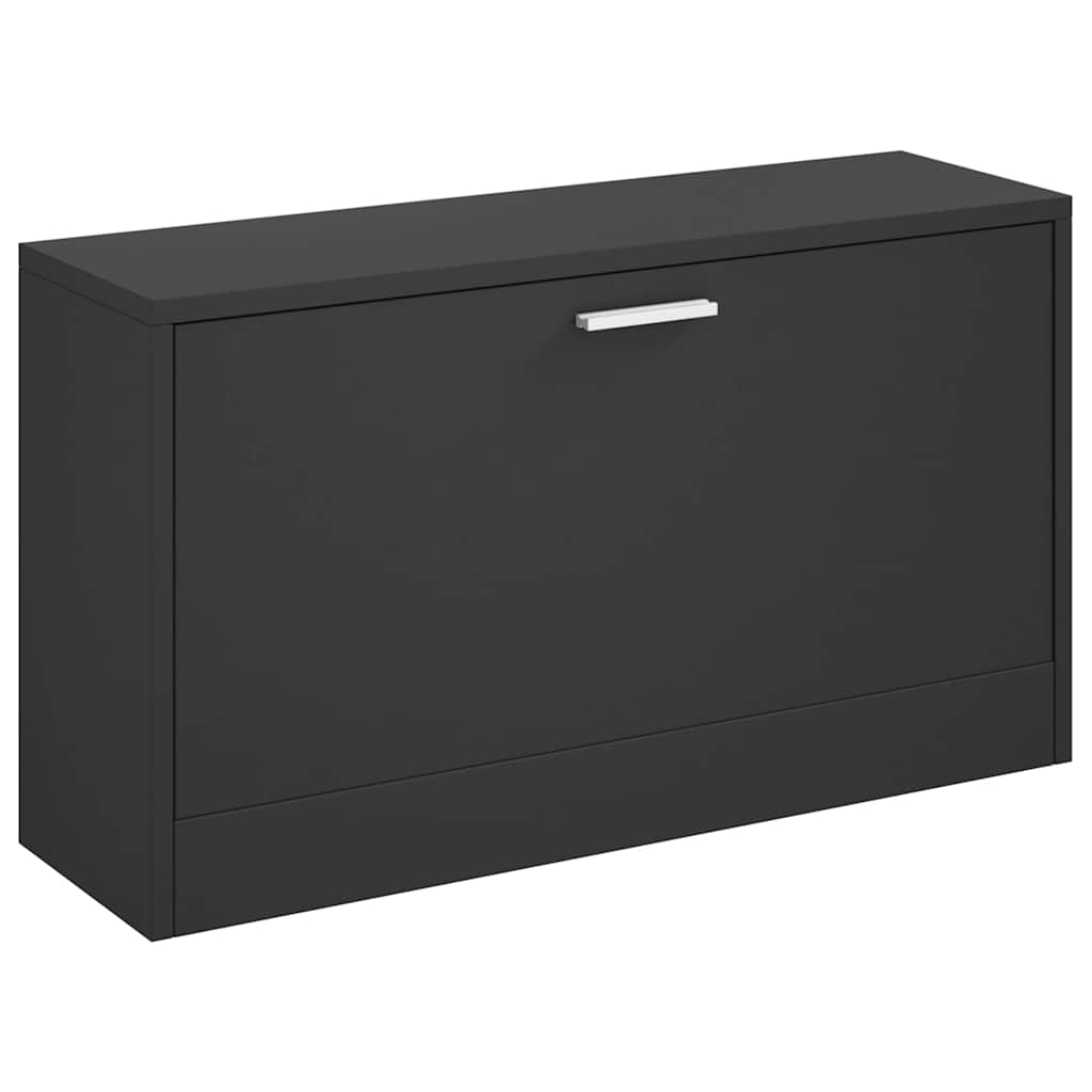 Vidaxx skobænk sort 80x24x45 cm udformet træ