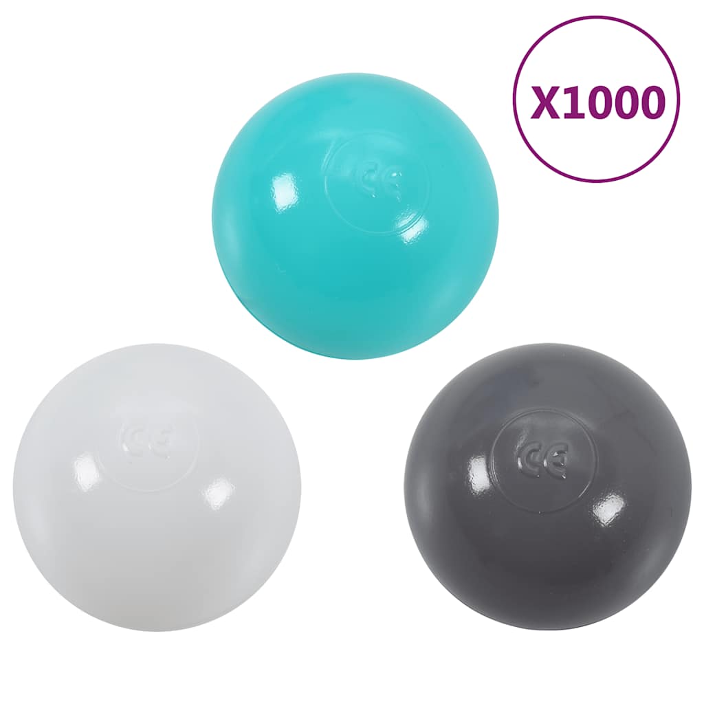 Vidaxl legebolde 1000 stk flerfarvede
