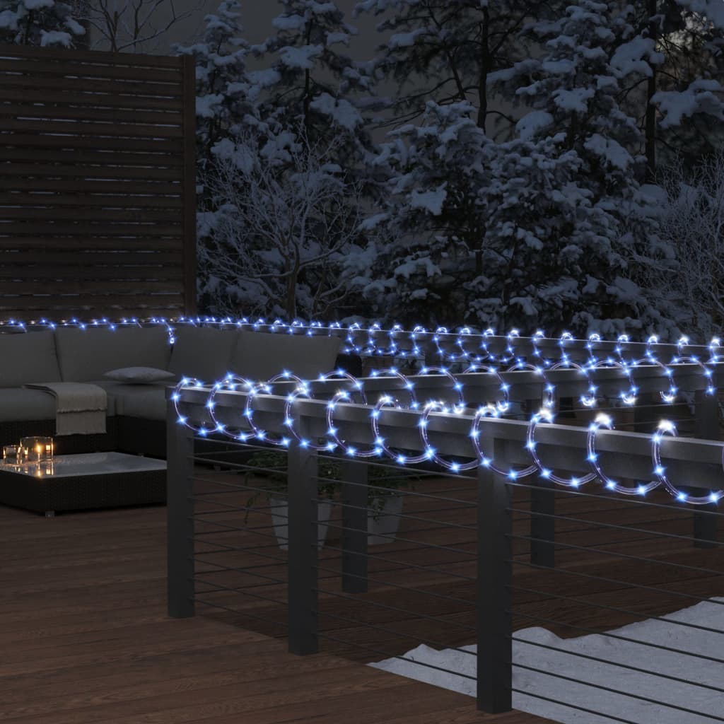 Vidaxl Light Garland med 120 lysdioder Kold hvid 5 M PVC