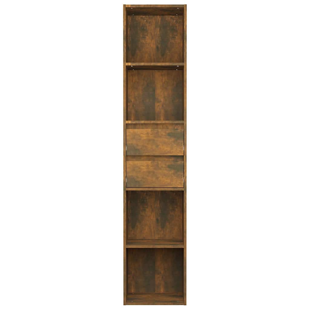 Vidaxl boekenkast 36x30x171 cm bewerkt hout gerookt eikenkleurig