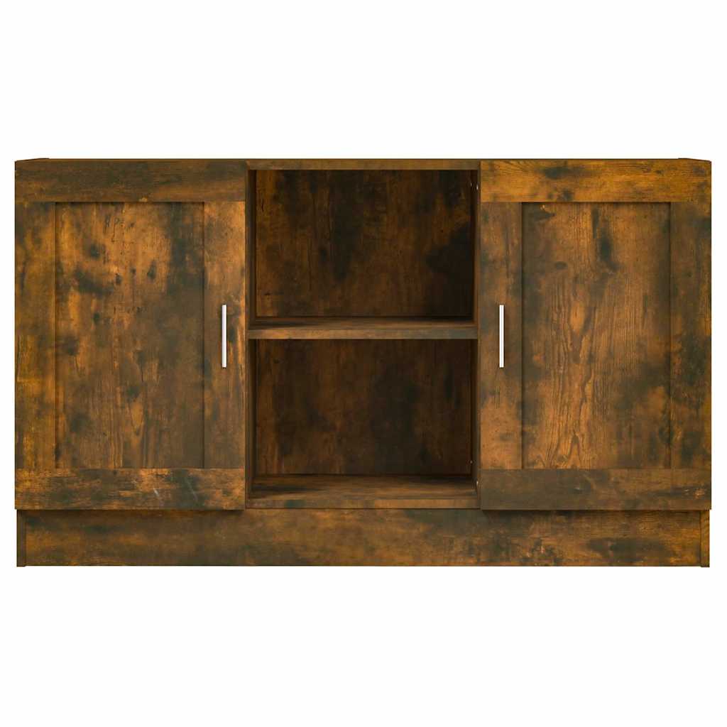Vidaxl dressoir 120x30,5x70 cm bewerkt hout gerookt eikenkleurig