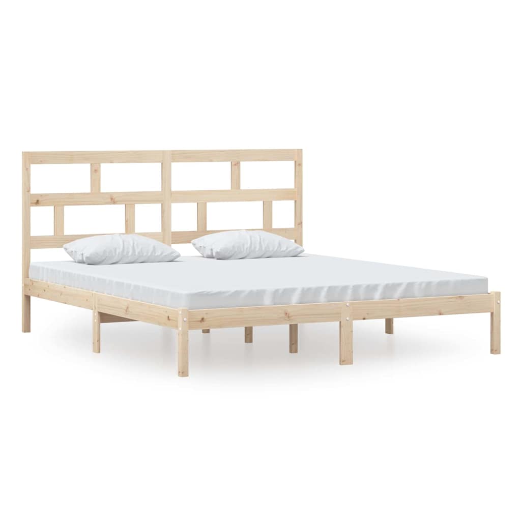Vidaxl bedframe massief hout 180x200 cm