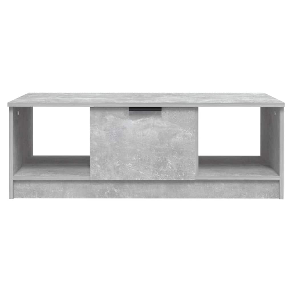 Vidaxl salontafel 102x50x36 cm bewerkt hout betongrijs