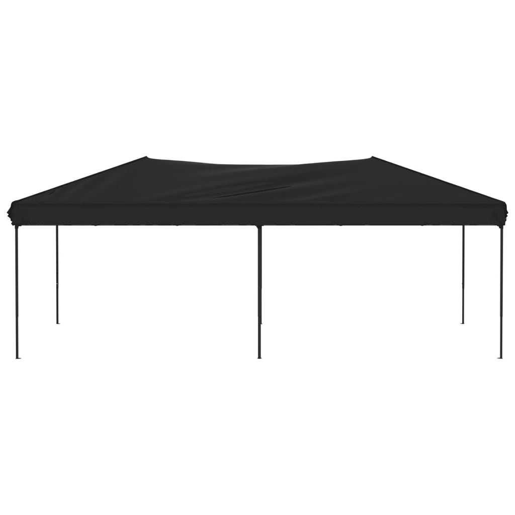 Vidaxl Parttent sammenfoldelig 3x6 m sort