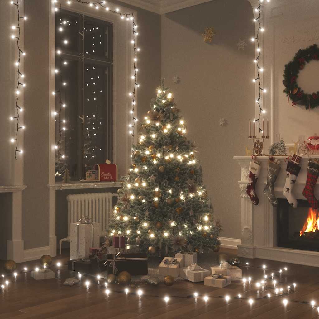 Vidaxl Light Garland med 150 lysdioder Kold hvid 15 m PVC