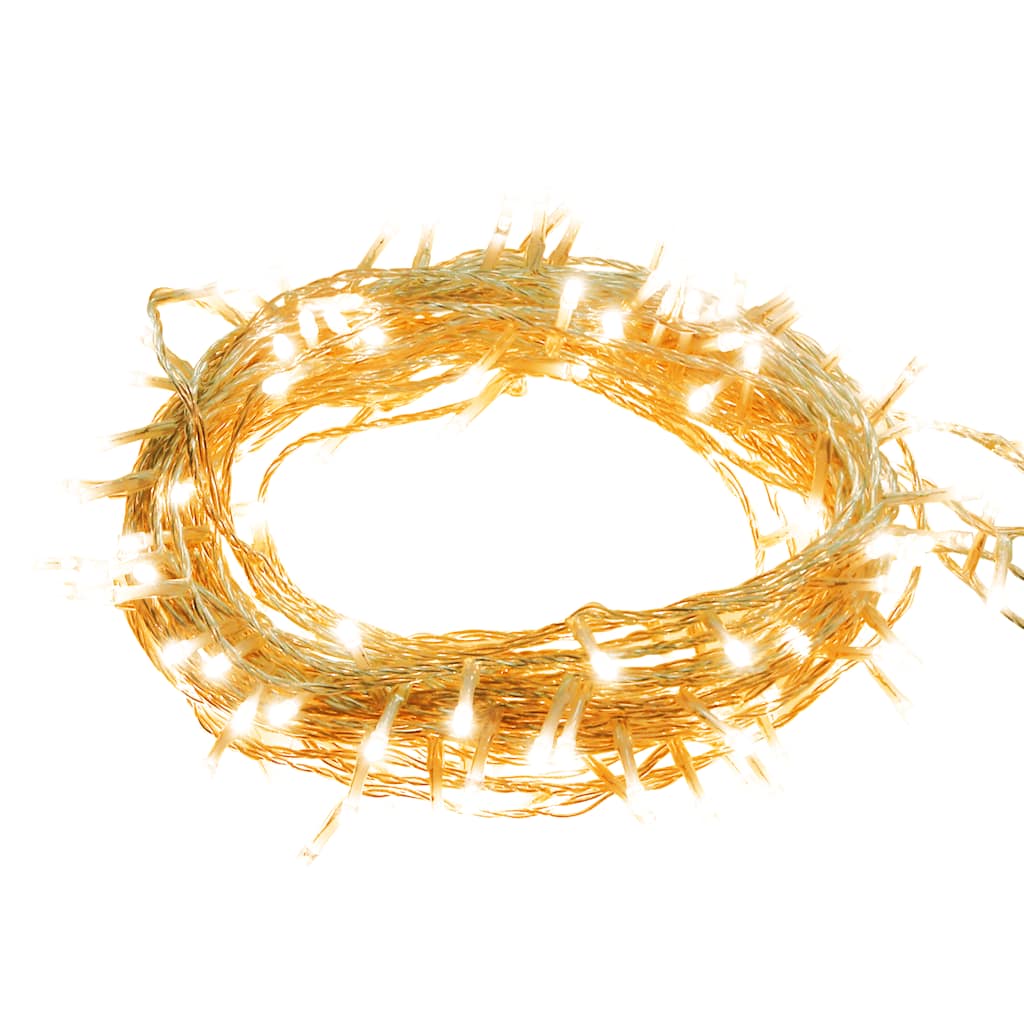 Vidaxl Light Garland med 1000 lysdioder Varm hvid 100 m PVC