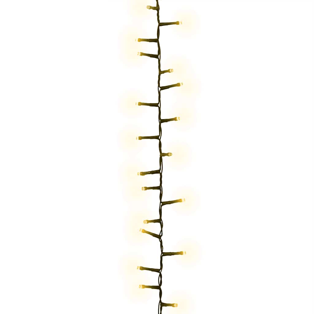Vidaxl Light Garland Compact med 3000 lysdioder Varm hvid 65 m PVC