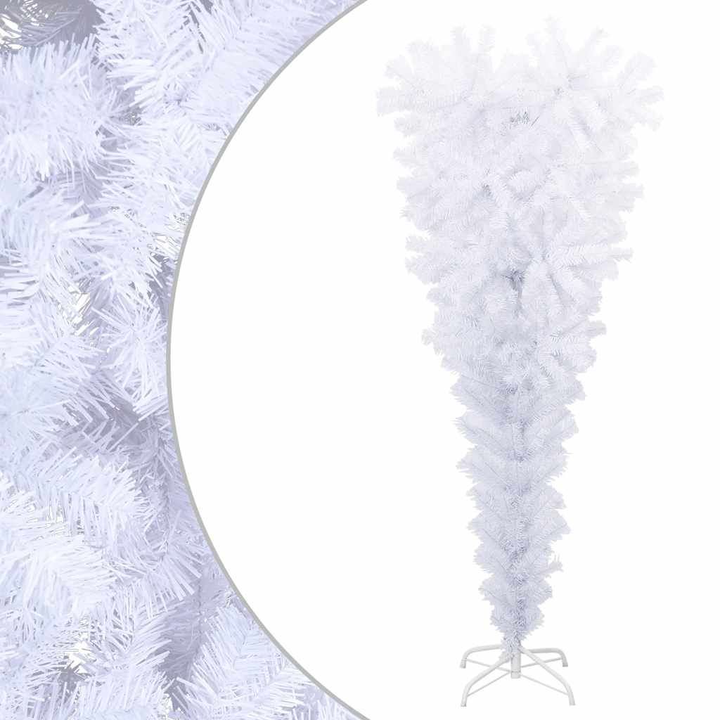 Vidaxl Kunstkerstboom med standard omvendt 150 cm hvid