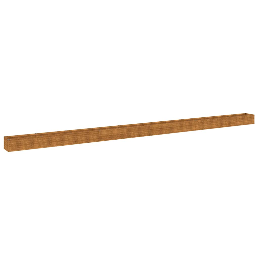VidaXL plantekasse hævet 960x50x36 cm cortenstål