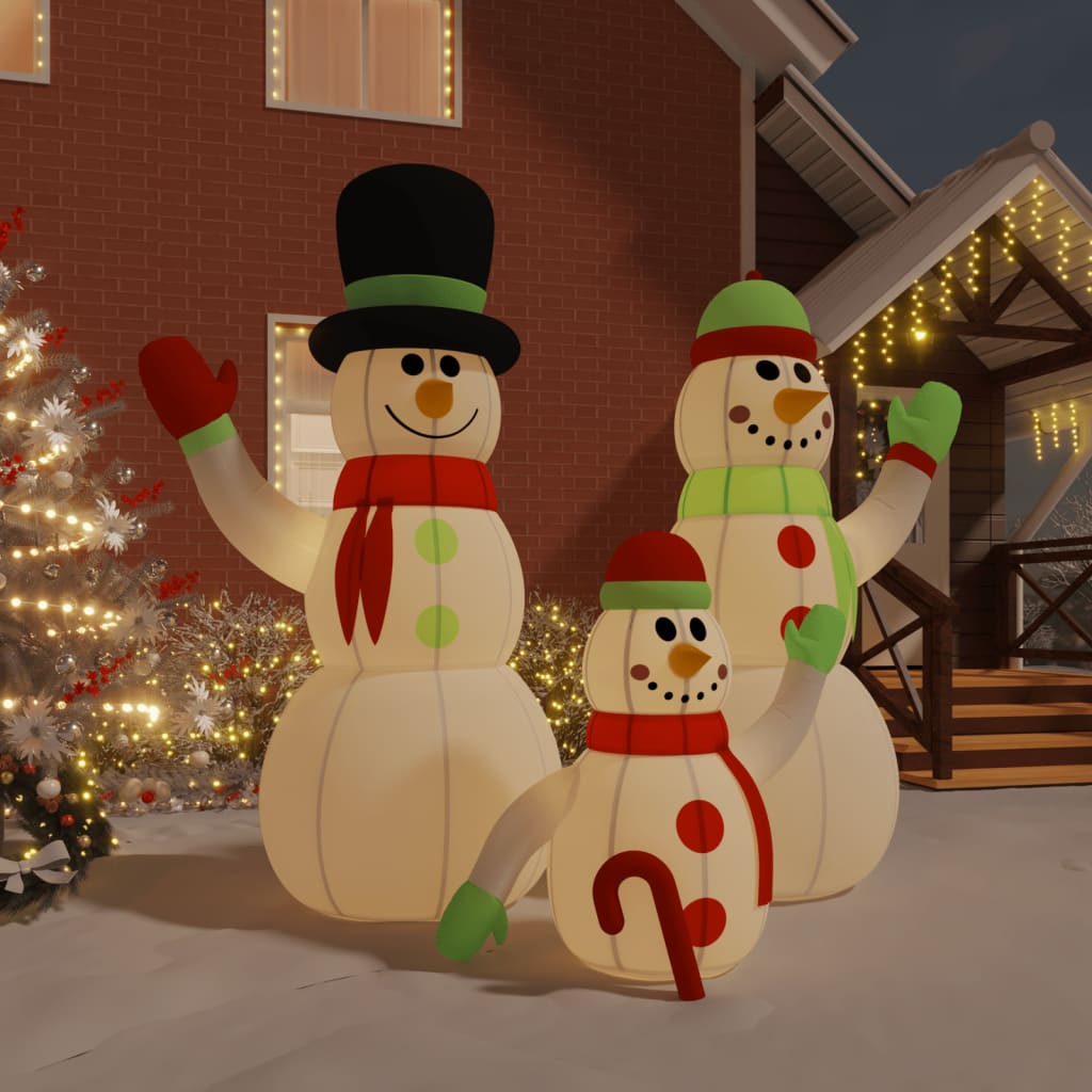 Vidaxl Snowman oppustelig med LED'er 360 cm