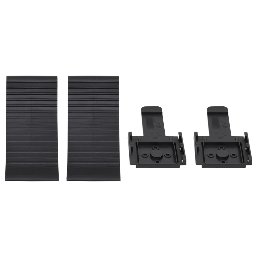Vidaxl Wheel Blocks 2 St 25x10x11,5 cm plast
