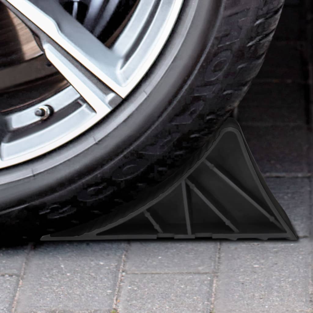Vidaxl Wheel Blocks 2 St 25x10x11,5 cm plast