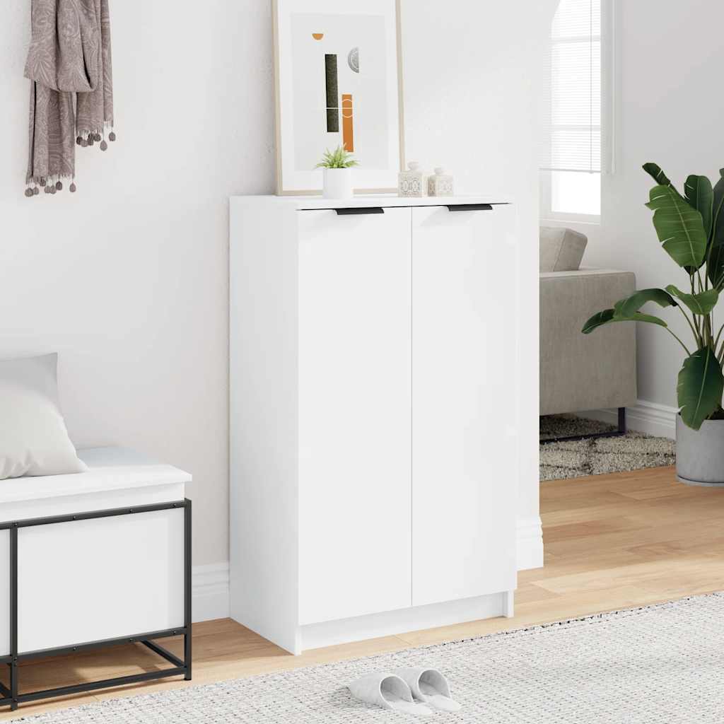 Vidaxx skoskab 59x35x100,5 cm konstrueret træ hvid