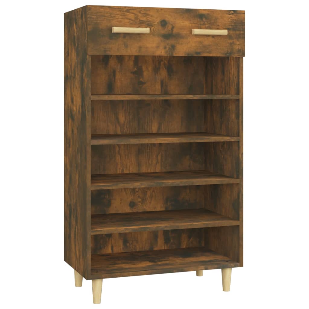 Vidaxx skoskab 60x35x105 cm forarbejdet træ, røget eg