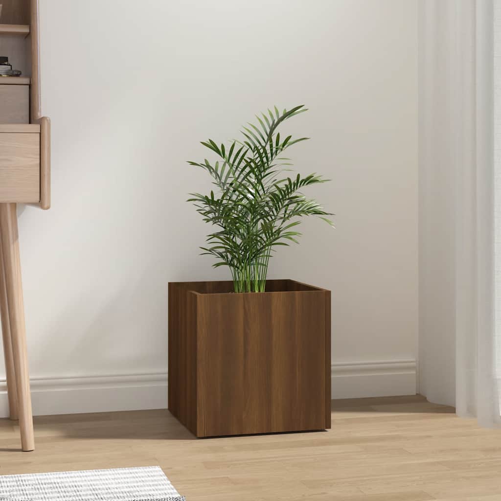 Vidaxl Planter Big 40x40x40 cm forarbejdet træ Browniken