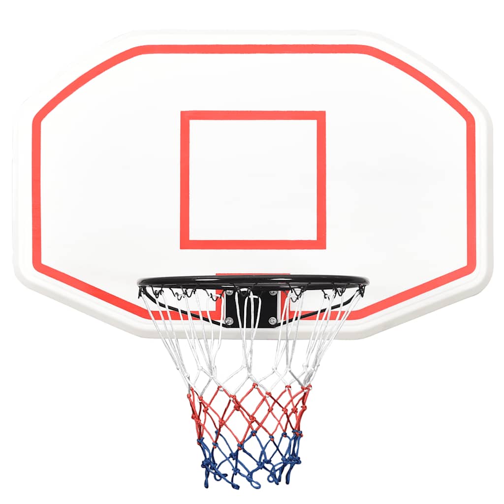 Vidaxl Basketball Board 109x71x3 cm polyethylenhvide