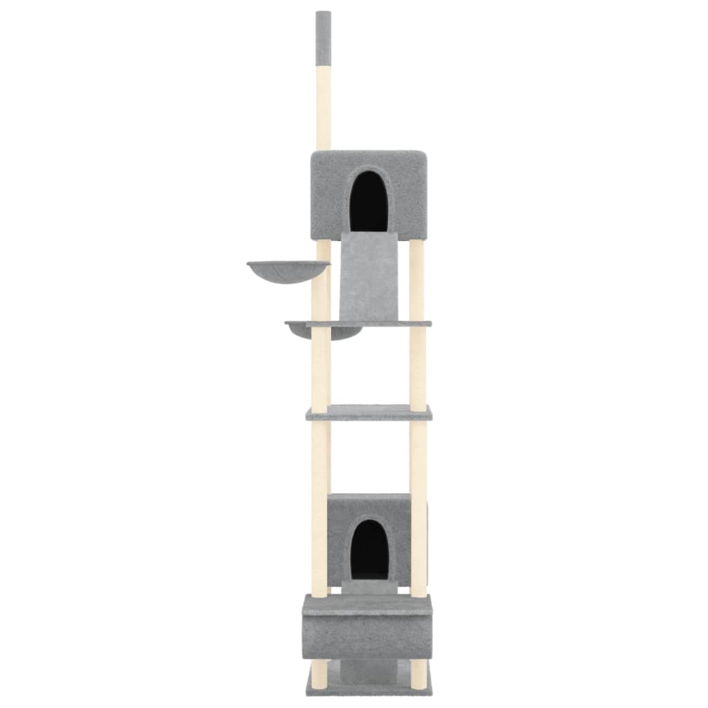 Vidaxl Cat møbler gulv til loft 277-303 cm lysegrå