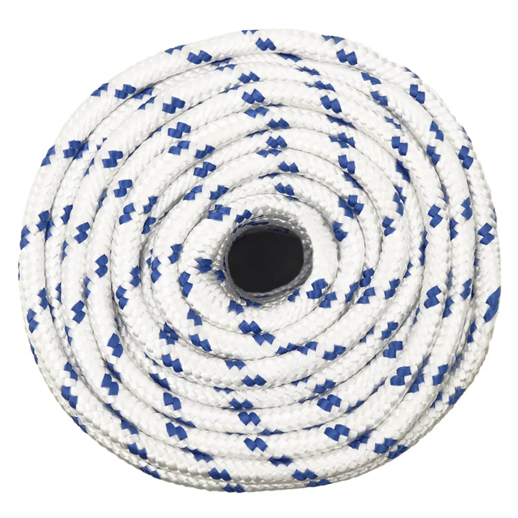 Vidaxl Boot Rope 14 mm 25 m polypropylenhvide