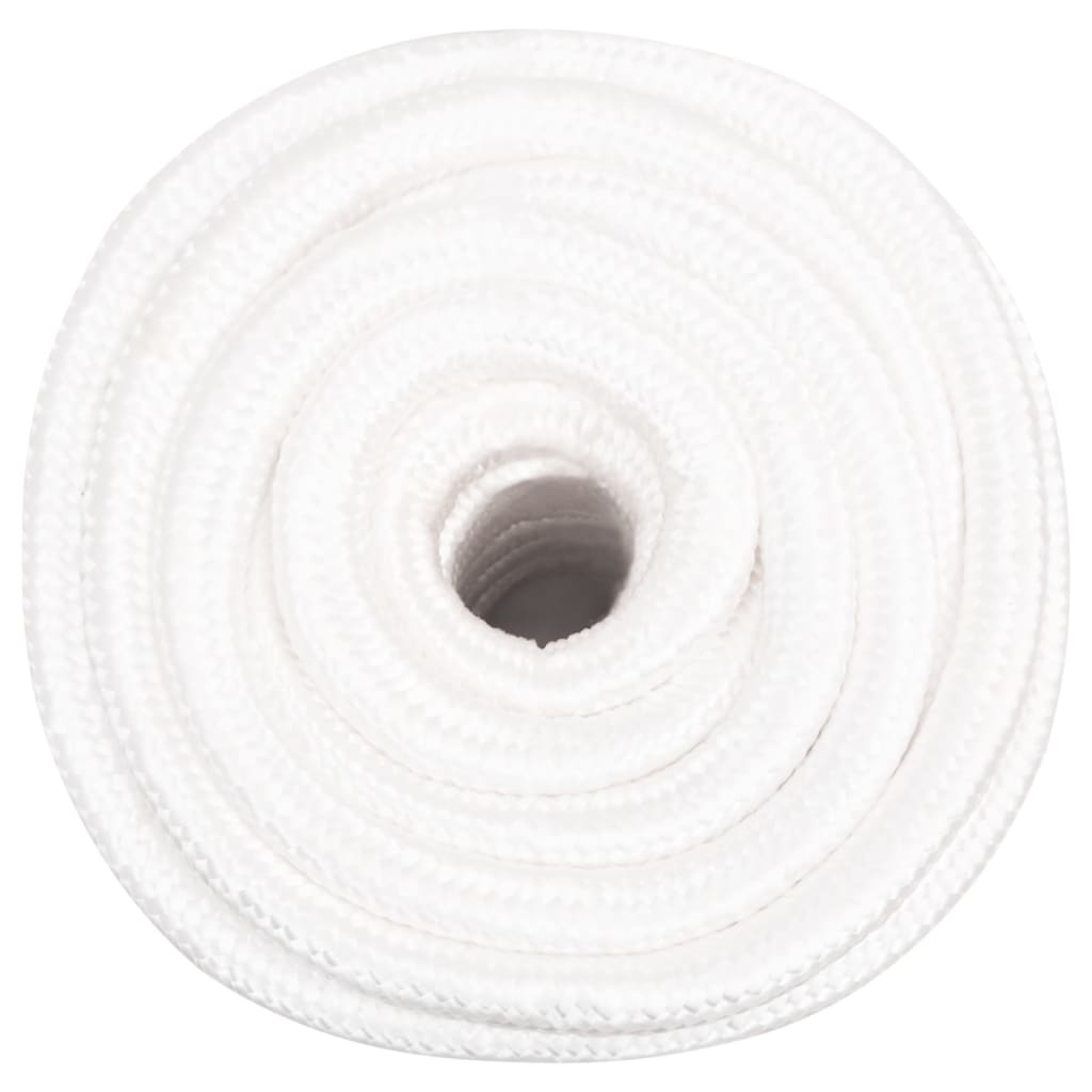 Vidaxl Boat Rope 20 mm 100 m polypropylen Fast hvid