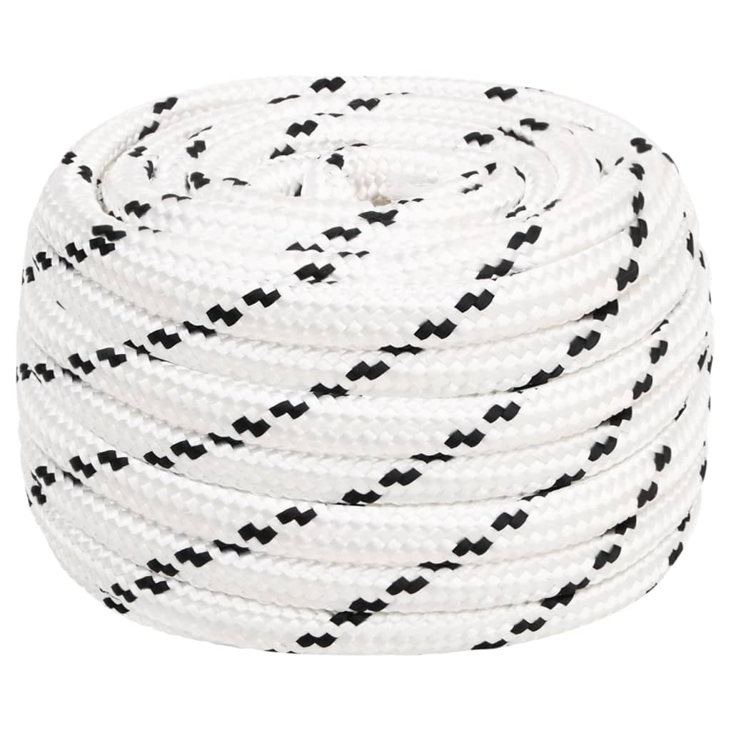 Vidaxx bådreb flettet 20 mmx100 m polyester hvid