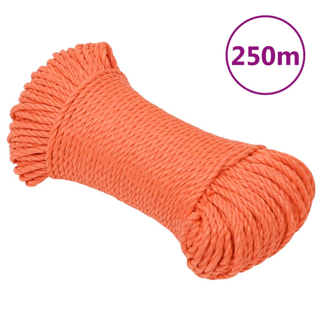 Vidaxx Work Rope 8 mm 250 m Polypropylen Orange