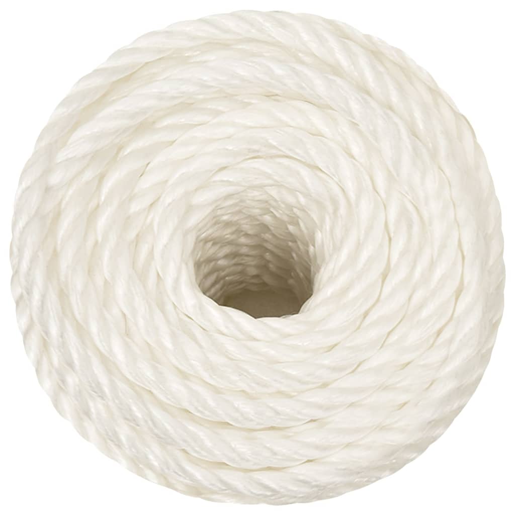 Vidaxx arbejdsreb 10 mm 100 m polypropylen hvid