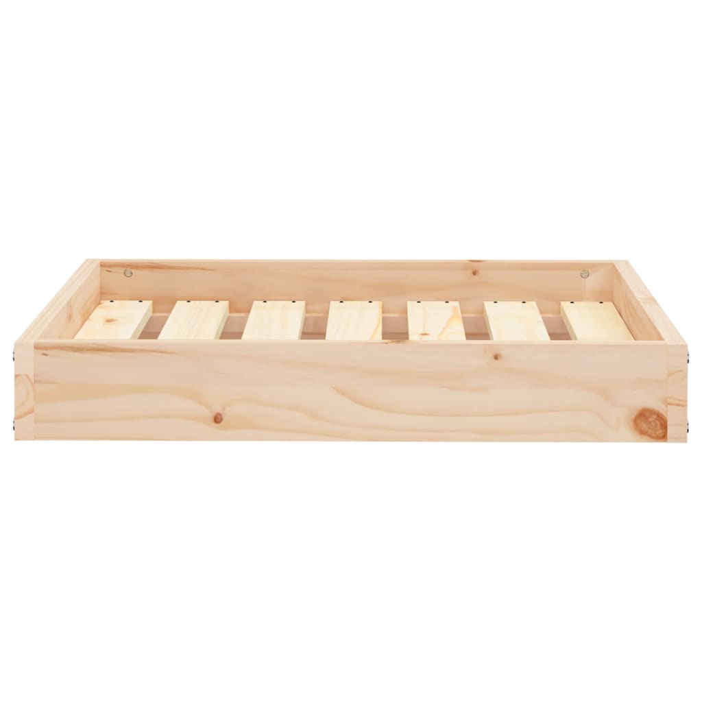 Vidaxl Dog Basket 61.5x49x9 cm Solid fyrretræ