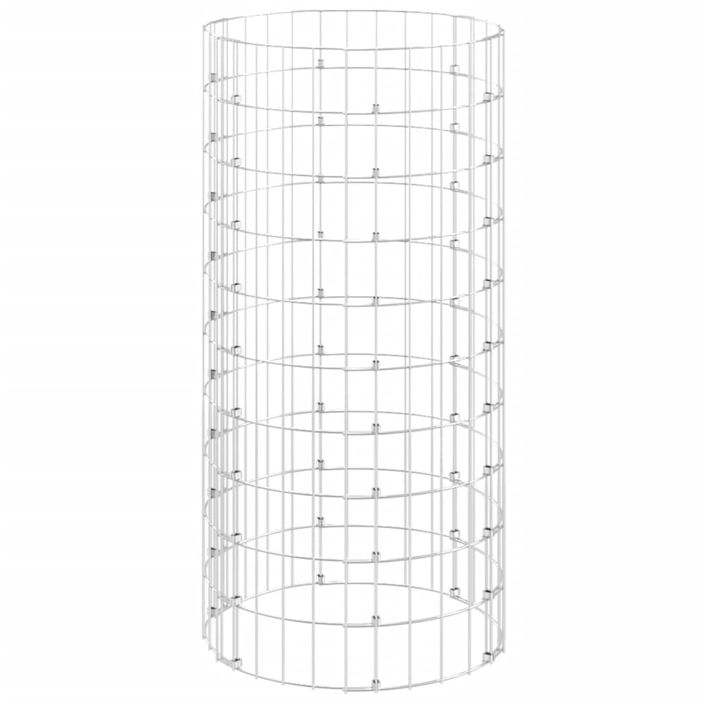 Vidaxx kompostbeholder ø50x100 cm galvaniseret stål