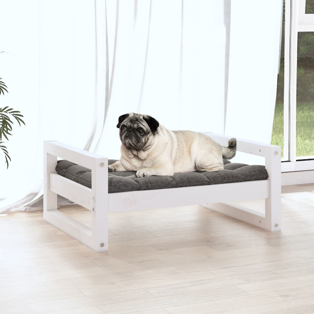 Vidaxl Dog Basket 65.5x50.5x28 cm Solid fyrretræ