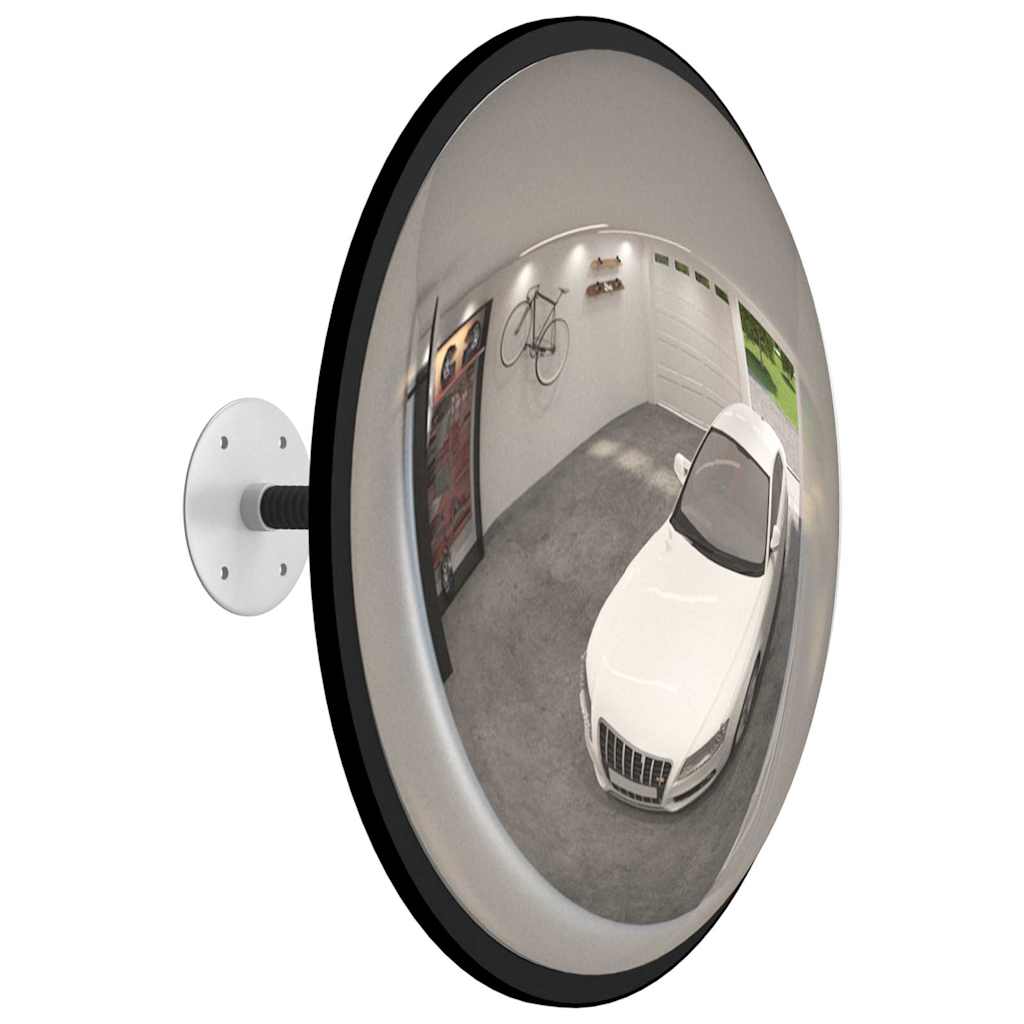 Vidaxl Inside Traffic Mirror konveks sort Ø40 cm akryl