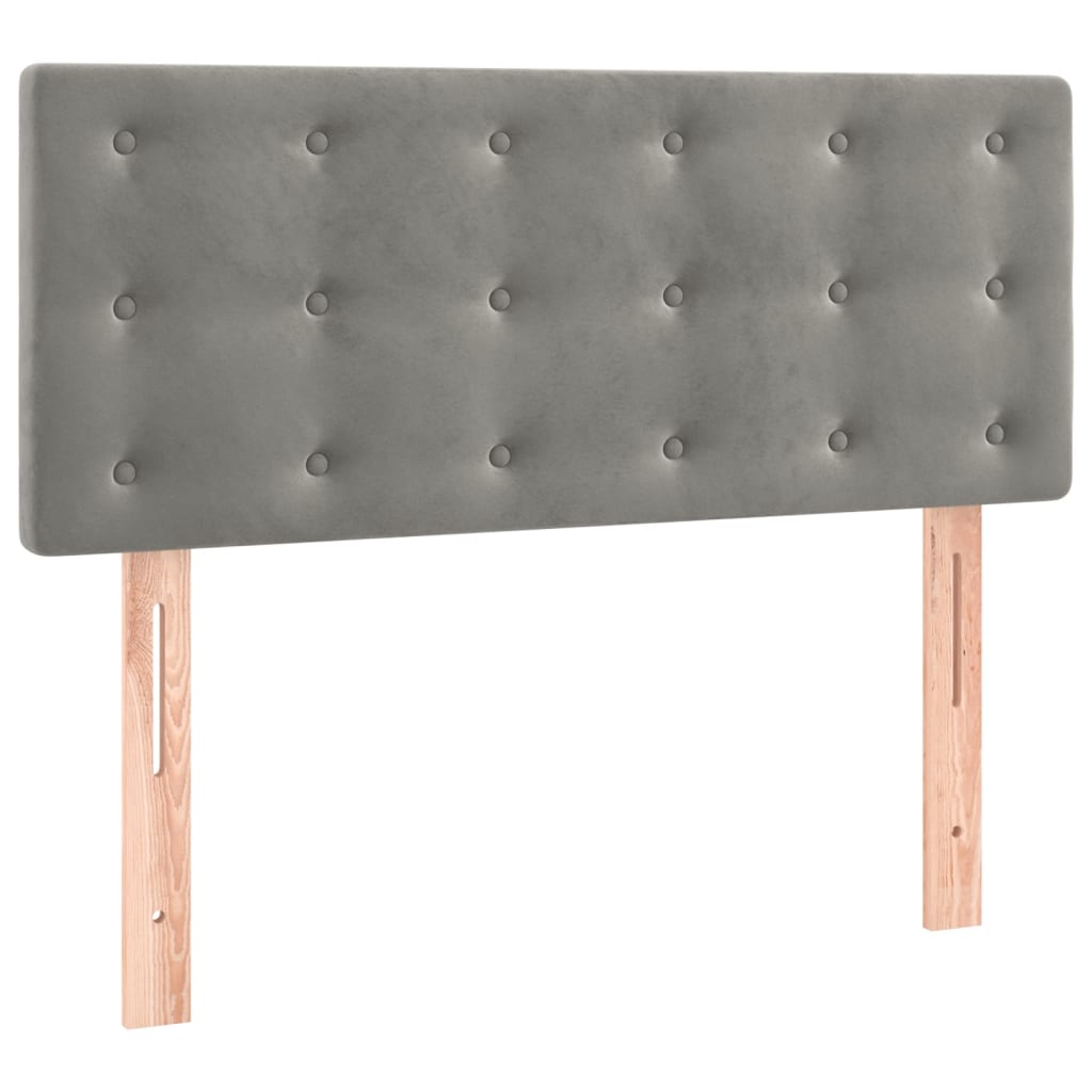 Vidaxl hoofdbord 90x5x78 88 cm fluweel lichtgrijs