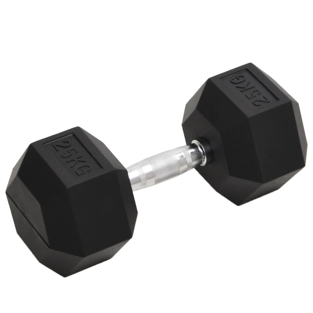 VidaXL håndvægte 25 kg støbejern