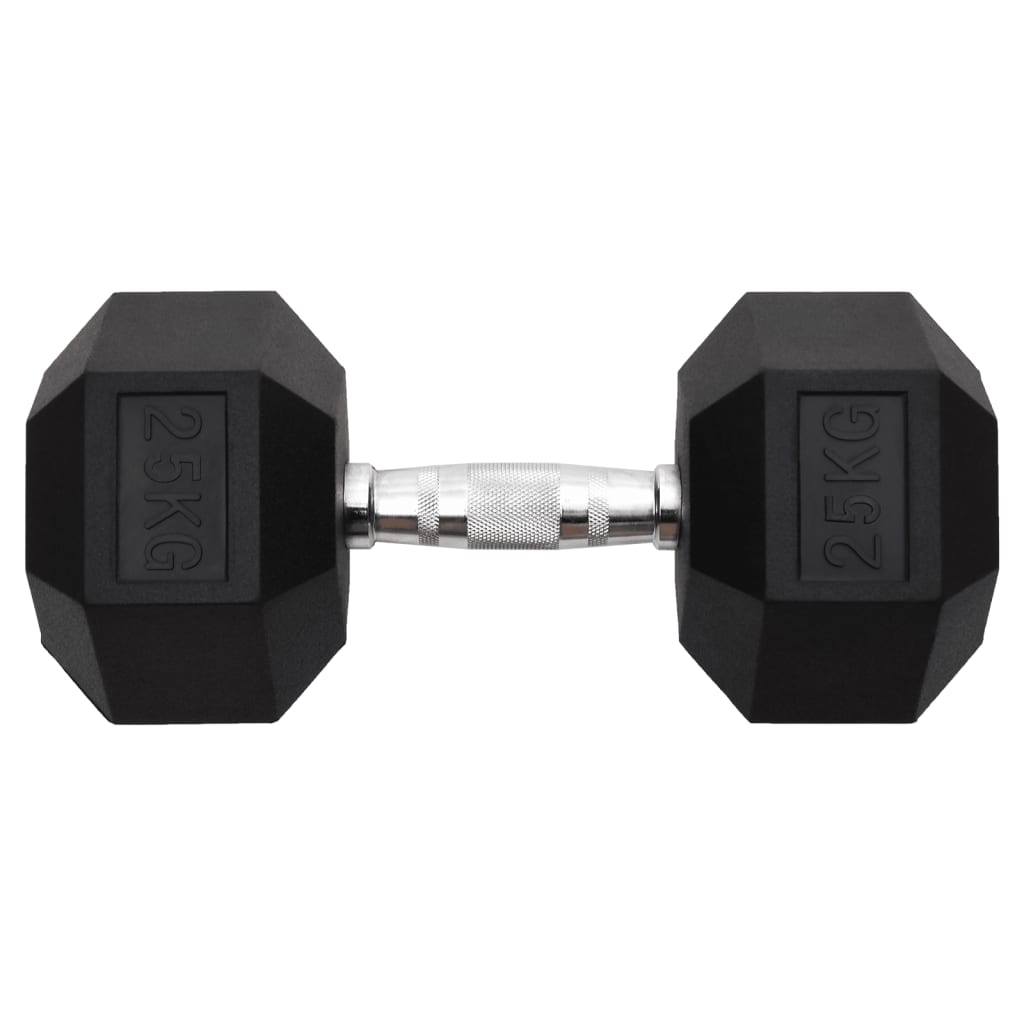 VidaXL håndvægte 25 kg støbejern