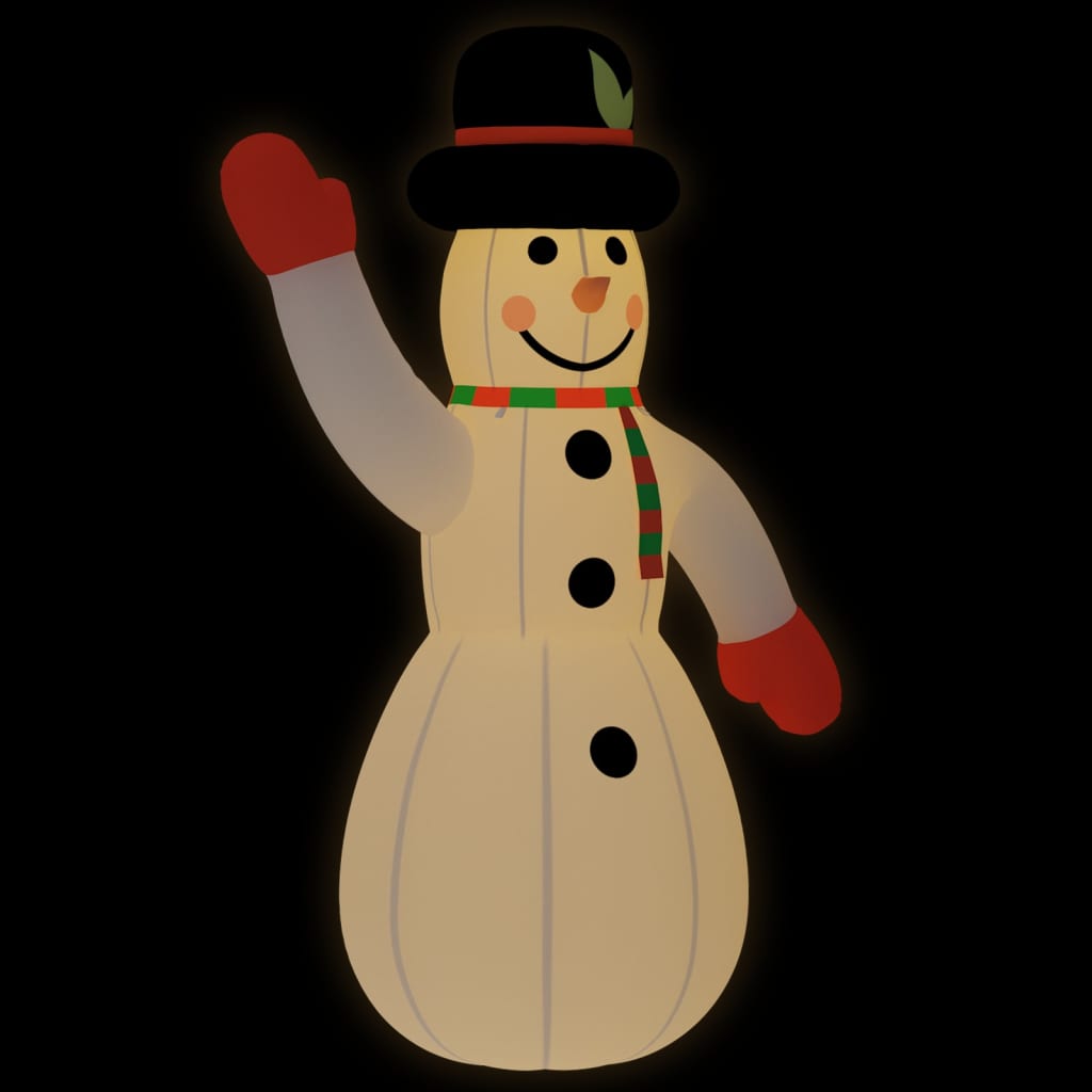 Vidaxl Snowman med lysdioder oppustelig 1000 cm