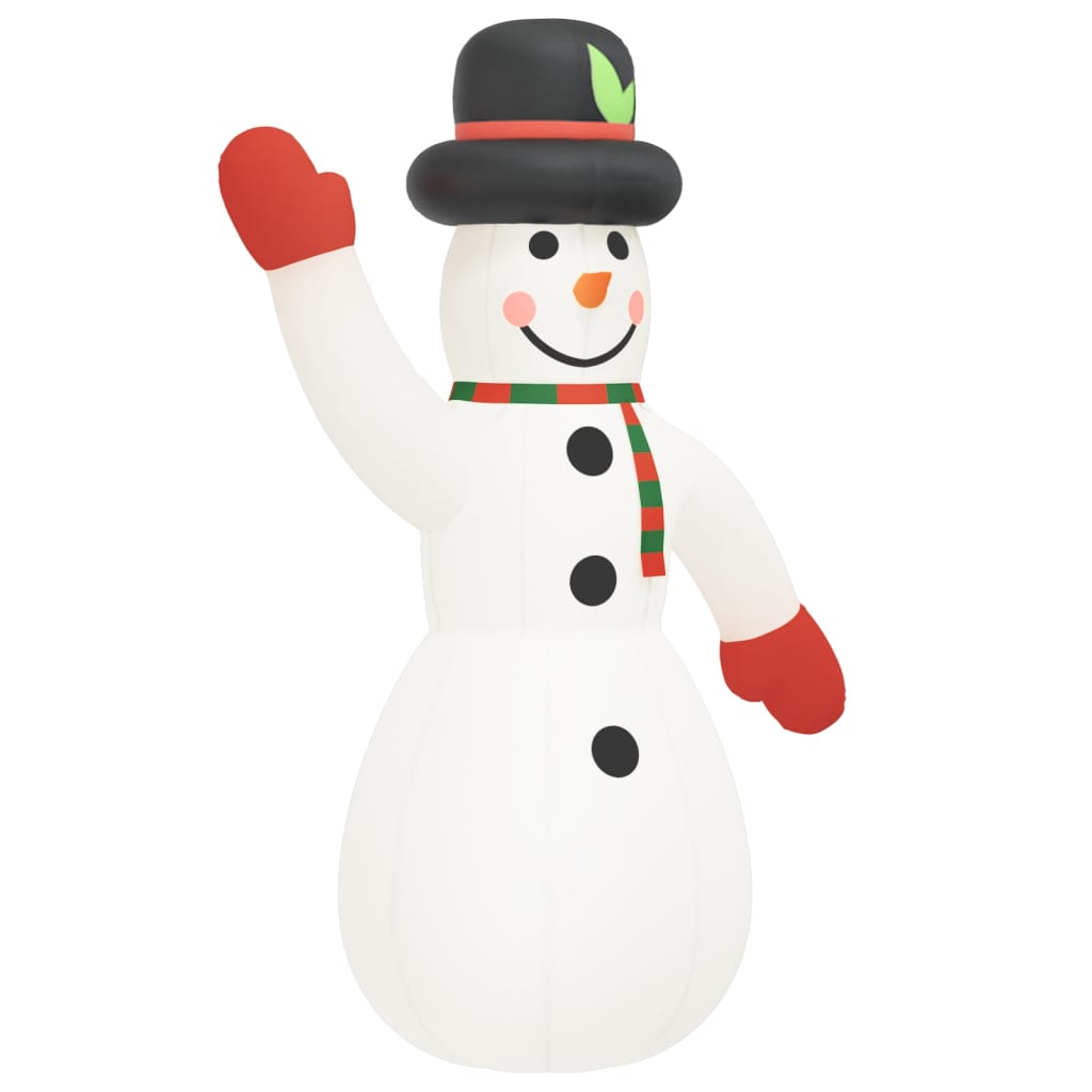 Vidaxl Snowman med lysdioder oppustelig 1000 cm