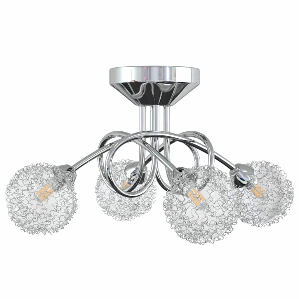 Vidaxl loftlampe med mesh -ledninger til 4 x G9 LED