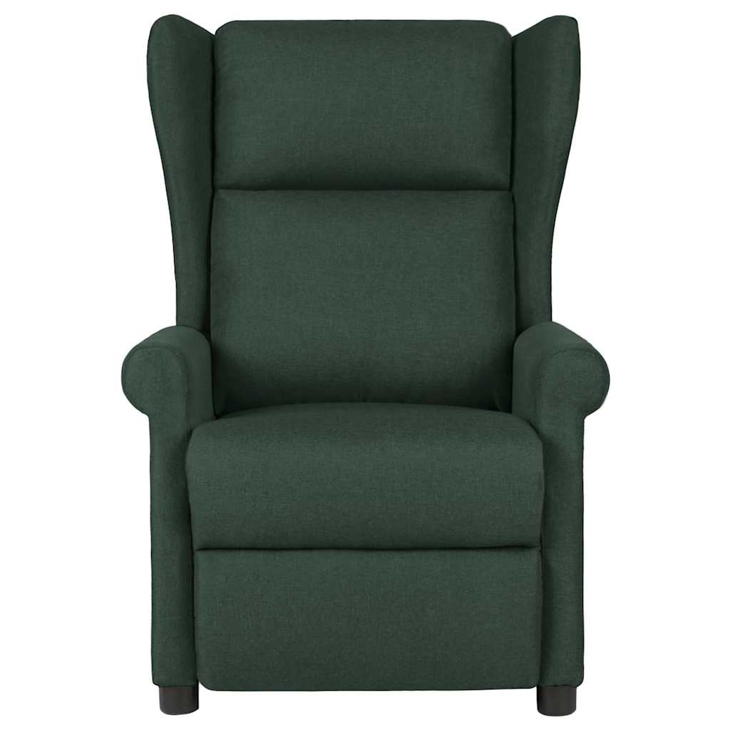 Vidaxl massagestoel stof donkergroen