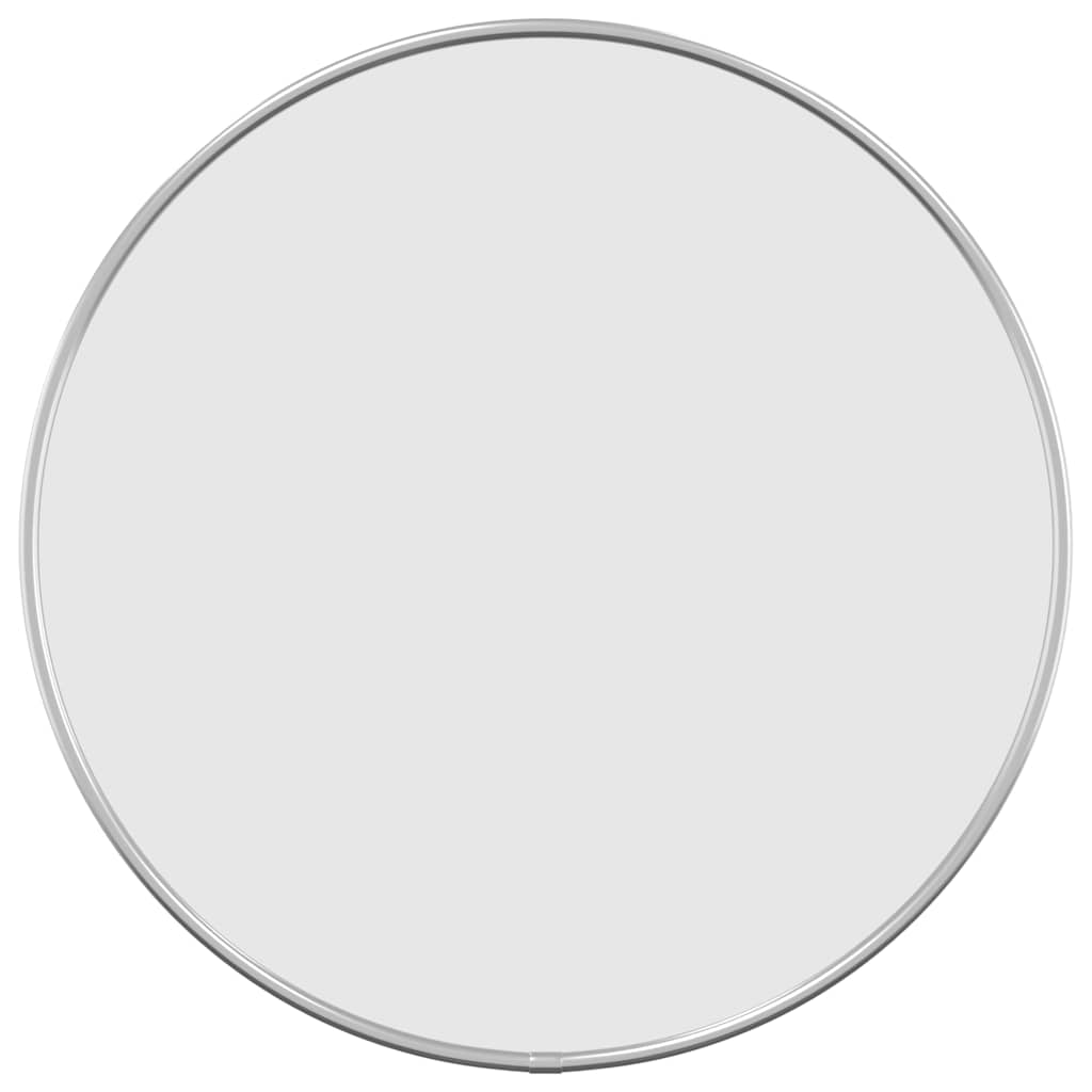 Vidaxl Wall Mirror Round Ø40 cm sølvfarvet