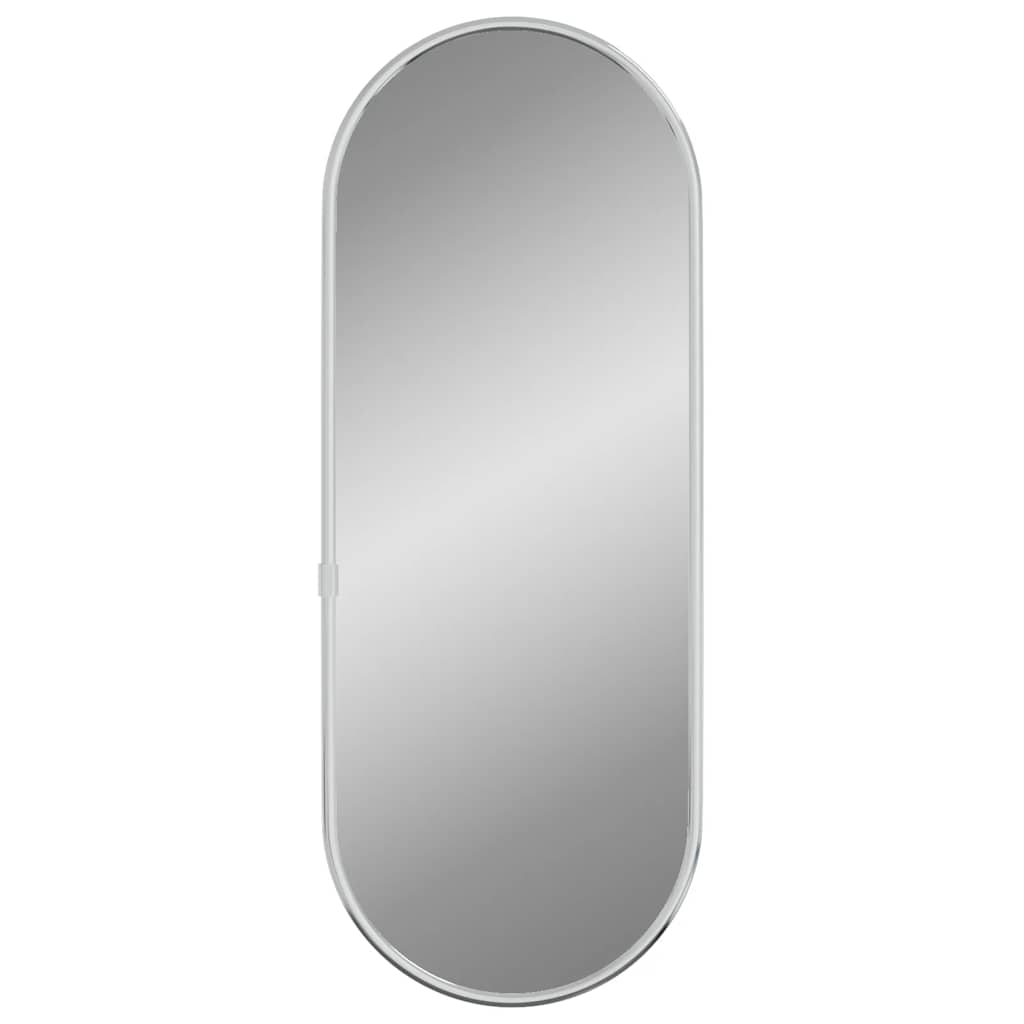 Vidaxx vægspejl 40x15 cm oval sølvfarvet