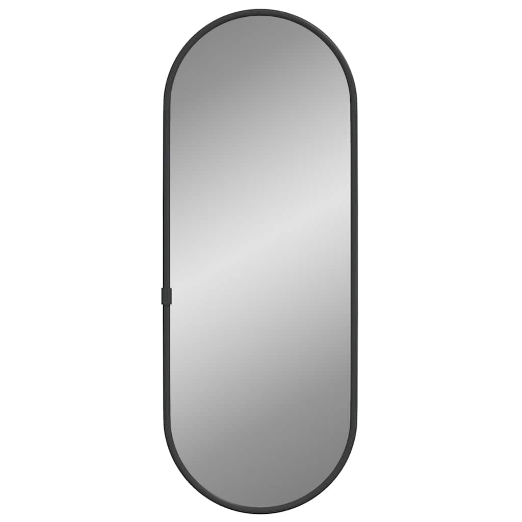 Vidaxx vægspejl 40x15 cm oval sort
