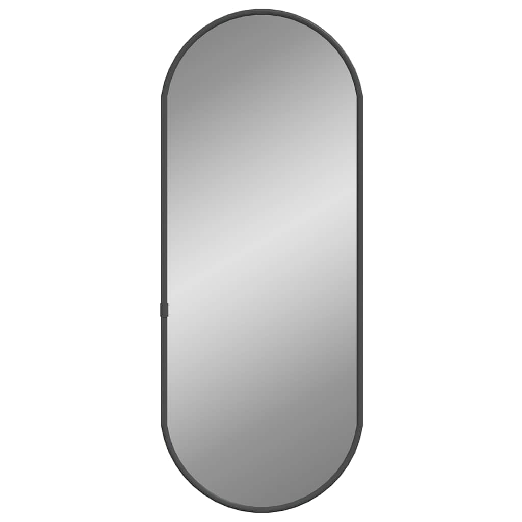 Vidaxx væg spejl 50x20 cm oval sort